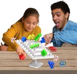 FVANTIME 360° Tetra Balance Tower Stacking Blocks Game for Teens & Adults - Family Party Travel Board Games, Team Building STEM Educational Toy (2-4 Players)