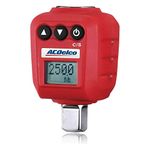 ACDelco ARM602-4A 1/2" Heavy Duty Digital Torque Adapter (33.9-339 Nm) with Buzzer, LED Flash Notification, Protective Case & ISO 6789 Standard Calibration Certificate