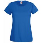 Fruit of the Loom Valueweight T Lady-Fit Women's T-Shirt - Blue - M