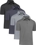 MLYENX Polo Shirts for Men Quick-Dry Athletic Golf Polo Casual Short Sleeve Moisture Wicking Shirts