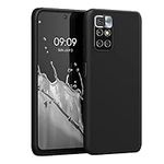 kwmobile Case Compatible with Xiaomi Redmi 10 (2021/2022) Case - Soft Slim Protective TPU Silicone Cover - Black Matte