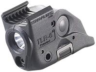 Streamlight 69293 TLR-6 Tactical Pistol Mount Flashlight 100 Lumen with Integrated Red Aiming Laser Designed Exclusively and Solely for M&P Railed Hand Guns, Black