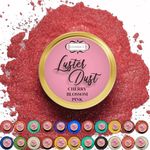 Confect Edible Luster Dust - Cherry Blossom Pink | Edible Luster Dust for Cake Decorating | Gourmet Brew Dust for Drinks & Edible Gourmet Glitter for Cocktails – 5Gms