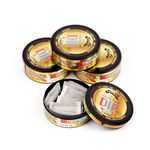 TeaZA Energy Pouches - Tobacco Free Chew Nicotine Free, Smokeless Alternative Snuff and Healthy Chewing Dipping Tobacco Alternative with Fruit Flavors Pineapple Mango Citrus (Tropical - 4 Pack)