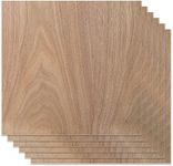 ATOMSTACK Black Walnut Plywood, 6 Pieces 30 * 30cm Unfinished Plywood Sheets for Laser Engraving CNC Cutting Crafts Painting