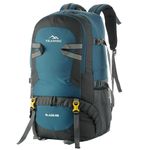 TRAWOC BLAZE 55 Liter Travel Backpack Daypack Bag for Camping Hiking Trekking Bag for Men & Women, English Blue, SHK014, 3 Year Warranty