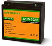 ECO-WORTHY 30Ah 12.8V Lithium Batte