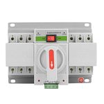 ASHATA Transfer switch with dual power switch ZGQ1M - 63 / 3P 220V 63A Automatic Transfer Switch circuit breaker changeover switch transfer switch