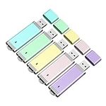 RAOYI 5 Pack 64GB USB Flash Drive Bulk Pack Memory Stick Thumb Drive USB 2.0 Jump Drive Pen Lighter Shape (5 Mixed Colors: Blue Green Red Purple Black)