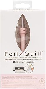 We R Memory Keepers Foil Quill Fine Tip Pen, Make Custom Designs for Planners, Journals, Cards, Scrapbook Pages, and More, Heat-Resistant Grip, On-The-go USB Plug, Craft Projects