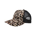 MG Unisex Fashion Animal Print Trucker Cap-6885 - Brown