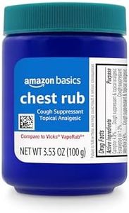 Amazon Basics Chest Rub Cough Suppressant and Topical Analgesic Ointment, 3.53 Ounce