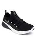 Nautica Men's Sneakers: Athletic, Comfortable, Casual Lace-Up Fashion Walking Shoes, Black White-raso, 10.5