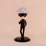 BOENJOY Gifts- Anime Gojo Action Figure for Home Decors, Office Desk and Study Table | 15 cm | Q Posket (A)