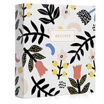 Jot & Mark Recipe Organizer 3 Ring Binder Set (Scandinavian Floral) | 50 Recipe Cards 4x6, Rainbow Full Page Dividers and Plastic Page Protectors