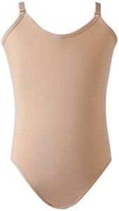 Stelle Girls Seamless Camisole Undergarment Leotard for Dance/Ballet/Gymnastics (Nude, 4-6 Years)