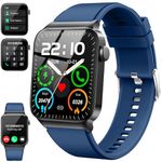 Smart Watch for Men Women Answer/Make Calls, 1.85" Touch Screen Smart Watches with Step Counter, Heart Rate Sleep Monitor, 110+ Sport Modes, Fitness Tracker, IP68 Waterproof Smartwatch for Android iOS