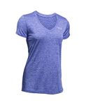 Under Armour Women's Tech Ssv Twist Short-Sleeve Shirt - Constellation Purple, Medium