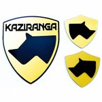 Kaziranga Rhino Sticker for Car - Emblem by TyreTattoo