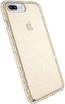 Speck Products Presidio Glitter Case for iPhone 8 Plus, iPhone 7 Plus, and iPhone 6/6S Plus - Bulk Packaging - Gold Glitter/Clear