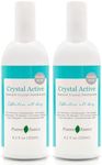 Crystal Deodorant Spray (125 mL, 2 Pack) – Thai Mineral Salt, Unscented All Natural Deodorant for Women & Men, Odorless, Free From Aluminum Chlorohydrate