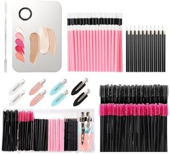 Accesorios de Maquillaje Desechables Pinceles de Labios Máscara Aplicador Conjunto Bandeja de Mezcla Espátula Cepillos Delineadores de Ojos para Belleza Cosmético 230 Piezas