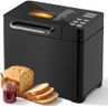 TRIUMPHKEY 19 in 1 Bread Maker Fully Automatic, with Nut Automatic Dispenser, 3 Loaf Sizes & 3 Browning Levels, 15 Hour Timer, 1KG Large Bread Machine, Gluten Free, Stainless Steel, Makes Jam, Yogurt