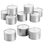 Srajan Tealight Candles 100% Pure Wax, Unscented, Pack of 50, Guaranteed 9 Hours Burning time, White Unscented Tea Light Candles (White, 50) (Pack of 50)