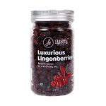 Flyberry Gourmet Dried Lingonberries, 100g | Sugar Free | Infused with Organic Apple juice