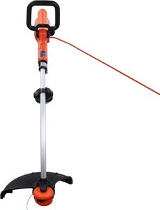 BLACK+DECKER Electric Grass Trimmer 900W, 35cm – Wheel Edge Guide, Adjustable Handle