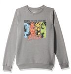 Amazon Brand - Symbol Boy's Original Marvel - Soft, Warm, Cozy & Stylish Full Sleeve Stylish Sweatshirt