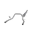 MBRP S5084AL Aluminized Steel Cat Back Exhaust Dual Rear Exit with Stainless Steel Tip, Fits Chevrolet/GMC Silverado 1500 Limited/Sierra 1500 Limited 2019