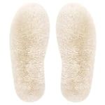 Sheepskin Insoles,100% Lambskin Insoles with Thick Wool, Super Warm Fluffy Winter Insoles for Men and Women(4UK)