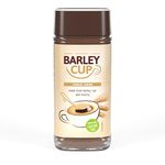 Barleycup Instant Grain Beverage 200g. Made from the finest cultivated roasted grains and chicory roots. Vegan. Free from caffeine and contains no artificial additives.