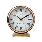 Decor de Maison Handcrafted Mini Table Clock (Black Dial) Aesthetic Table Clock for Study Table Office Desk Kids Room Living Room Bedroom (6 inch Height)