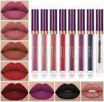 QiBest 7Pcs Matte Liquid Lipstick w