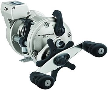 Daiwa Accudepth Plus-B Linecounter ADP27LCBLW 12-20Lbs Test LH Retrieve Reel, Silver