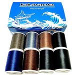 (8pcs*240yd) Kalavarma Metal Thread for Fishing Rod Wrapping Thread Rod Building Repair Thread-8pcs