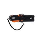 Modern Box Cutter, 3 blade depth setting, Squeeze Trigger and Edge Guides, Holster, Lanyard, Extra Blade - 1000 Orange