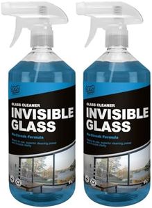 One Chem Professional Glass Cleaner 2 x 1 Litre Invisible Glass for Clear Shine, No-Streak Formula