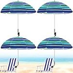 Cosblank 4 Pcs Chair Umbrella with 