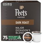 Peet's Coffee Major Dickason's Blend Dark Roast Coffee 75 X 0.47 OZ Net Wt (35.4 Oz), 35.4 Ounces