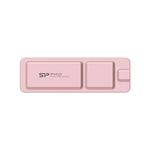 Silicon Power PX10, 2TB Portable SSD Up to 1050MB/s, Compact Pocket-Size USB 3.2 Gen 2, Type-C, External Solid State Drive, Pink