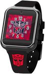 Accutime Transformers Kids Smart Watch with Selfie Camera, 10 Changeable Watch Faces, Pedometer, Playable Games, and More - Fun and Functional Wearable Tech for Boys and Girls