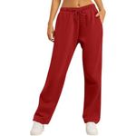 Petite Yoga Pants Joggers for Women UK Womens Clothing Women Joggers Womens Casual Trousers Trouser Women Clothing Womens Gym Clothes Yoga Clothes Women UK Lounge Pants Tracksuit Shorts Women Red