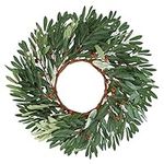 CEWOR 20in Artificial Olive Wreath 