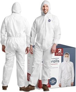 Medical Nation Hazmat Suits Disposable | 2 Pack | With Hood, Heavy Duty, Breathable Disposable Coverall, Painter Suit | 6X-Large