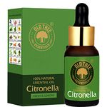 Old Tree Citronella Essential Oil for Skin, Hair Care and Aromatherapy (30ml) - Pure, Natural and Undiluted Perfume Oil with Glass Dropper for Home Fragrance and Candle Making