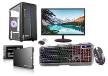 BullOne All-in-One Desktop Computer Set (i5 4rd Gen| 16 GB RAM| 256 GB SSD | 1TB HDD | GT730 Graphic Card 4Gb | 19" HD LED Monitor| RGB KB & Mouse| WiFi| Windows 10 Pro| MS Office) (i5-16-256-1TB-4GB)