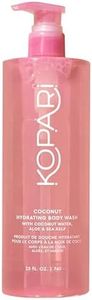 Kopari Jumbo Coconut Hydrating Body Wash with Organic Coconut Water, Sea Kelp and Aloe Vera, Luxurious Gel to Foam, Sweet Coconut & Vanilla, 25 oz